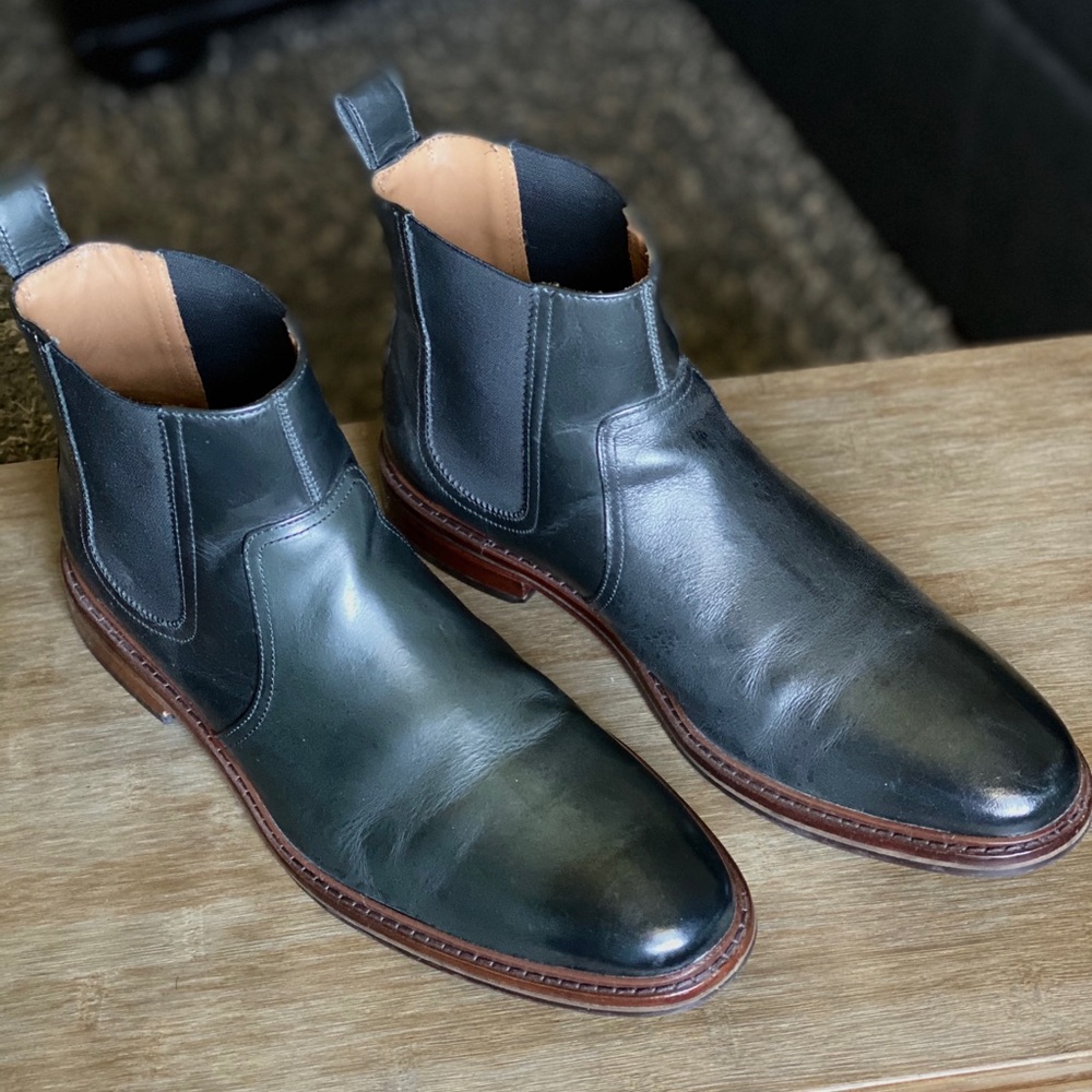 Cole Haan Black Leather Chelsea Boot